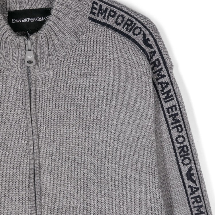 EMPORIO ARMANI Cardigan grigio bambino