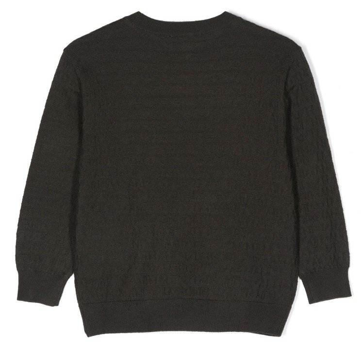 EMPORIO ARMANI Pullover verde scuro bambino