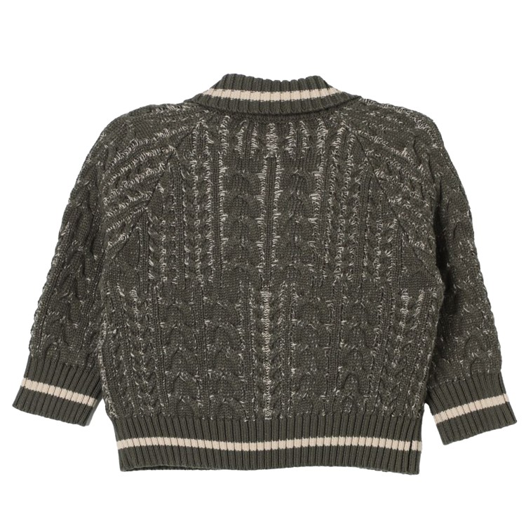 EMPORIO ARMANI Cardigan verde neonato