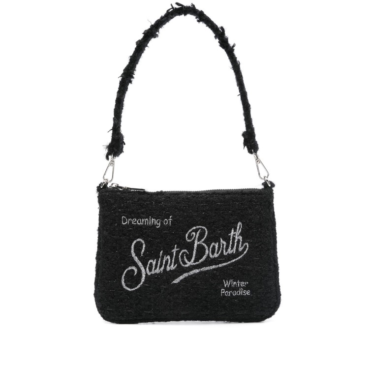 SAINT BARTH BORSA A SPALLA NERA