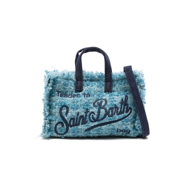 SAINT BARTH Borsa Phone azzurra