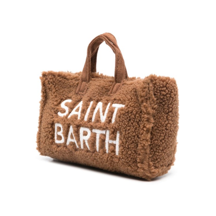 SAINT BARTH Borsa Phone Teddy marrone