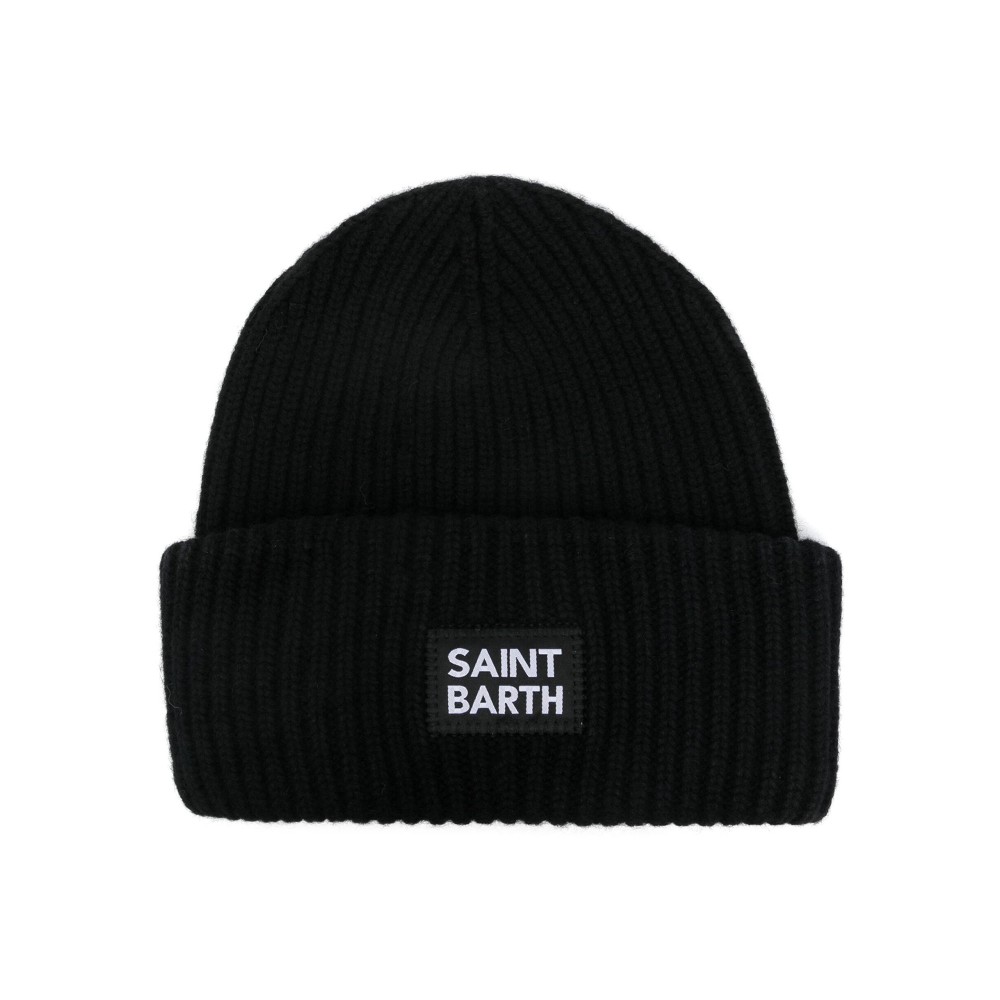 SAINT BARTH CAPPELLO NERO LOGO