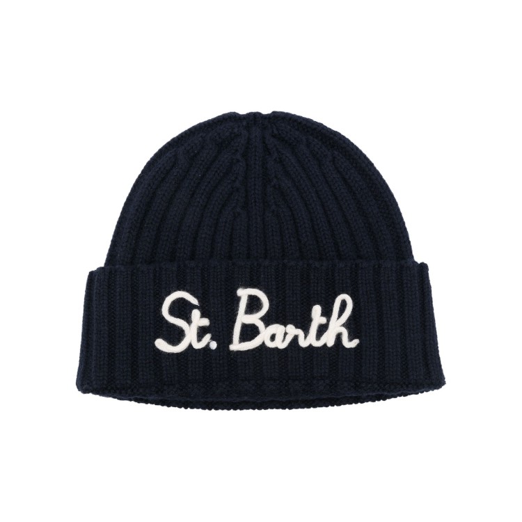 SAINT BARTH CAPPELLO BLU SCURO LOGO