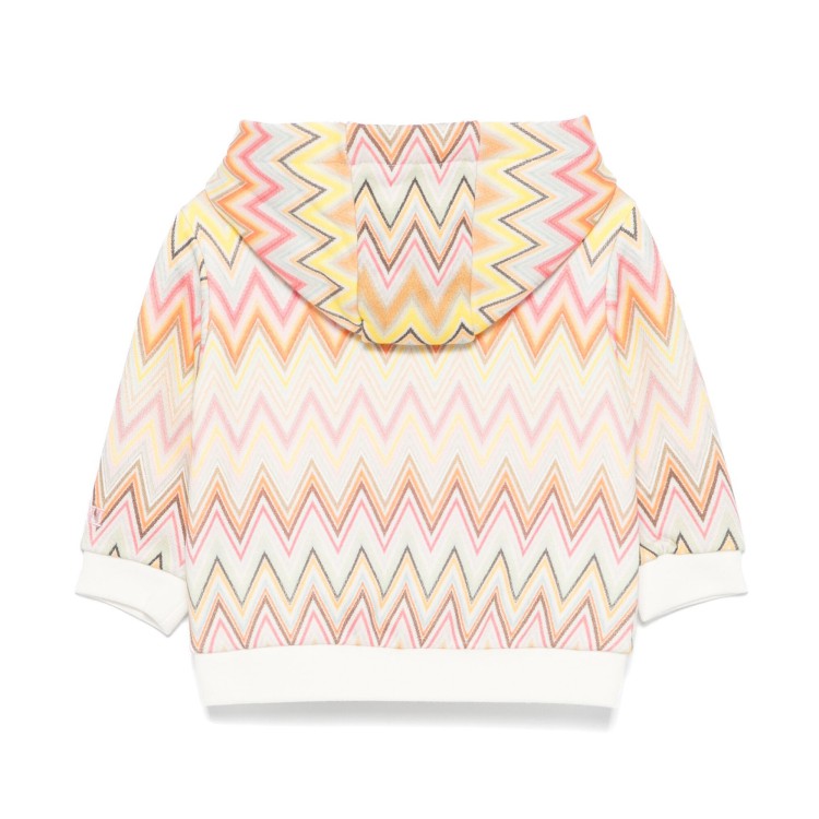 MISSONI FELPA FULL ZIP MULTICOLOR NEONATA