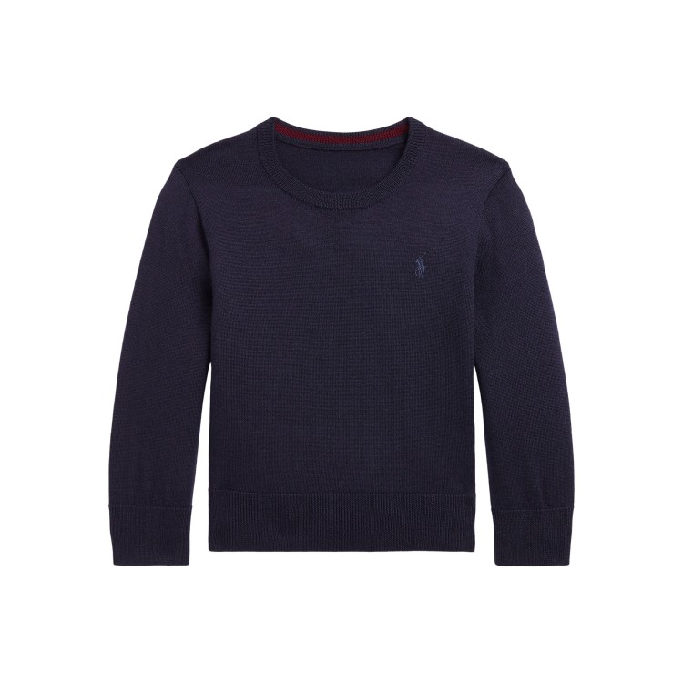 RALPH LAUREN PULLOVER BLU PONY BAMBINO