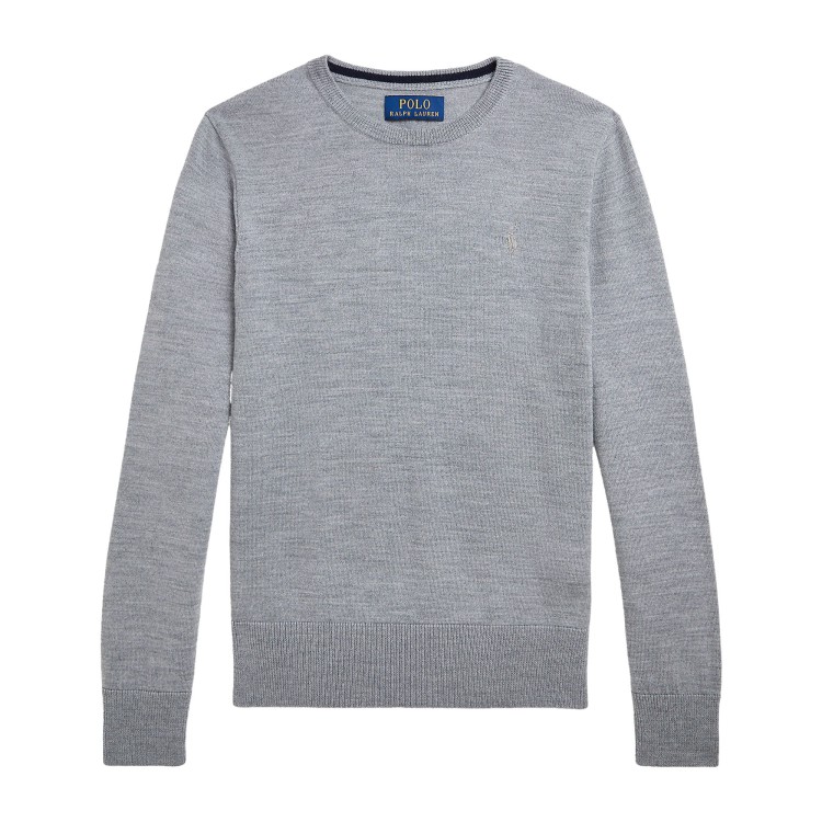 RALPH LAUREN PULLLOVER GRIGIO PONY BAMBINO