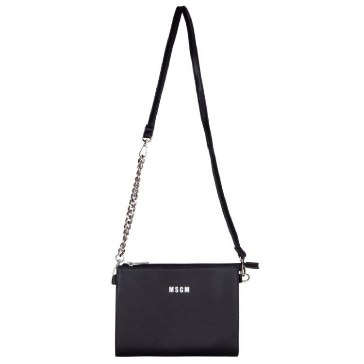 MSGM POCHETTE ECOPELLE GIRL NERO/BLACK