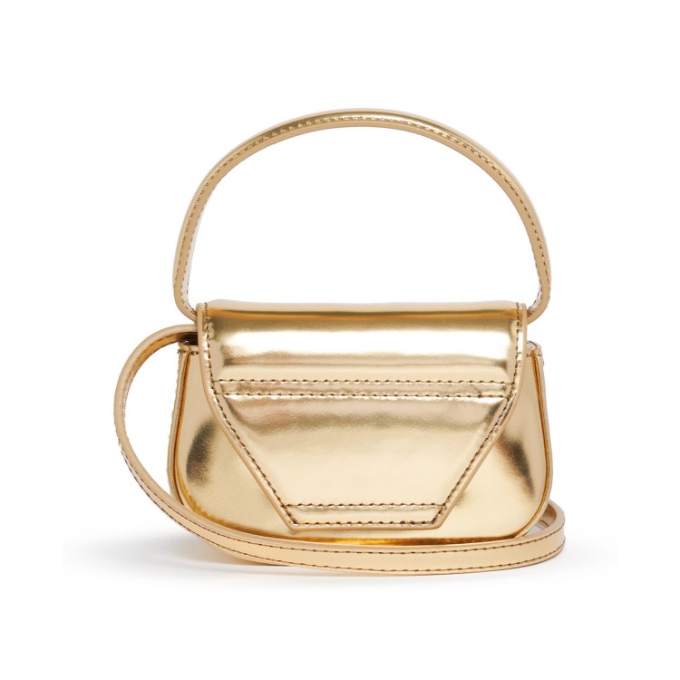 DIESEL Mini borsa a tracolla metallizzata oro 1DR bambina