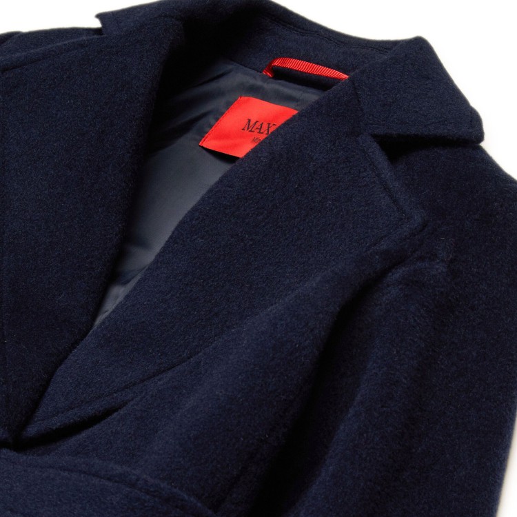 MAX&CO Cappotto di lana blu notte