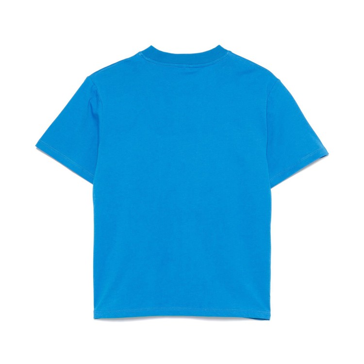 STELLA McCARTNEY T-shirt blu con stampa grafica