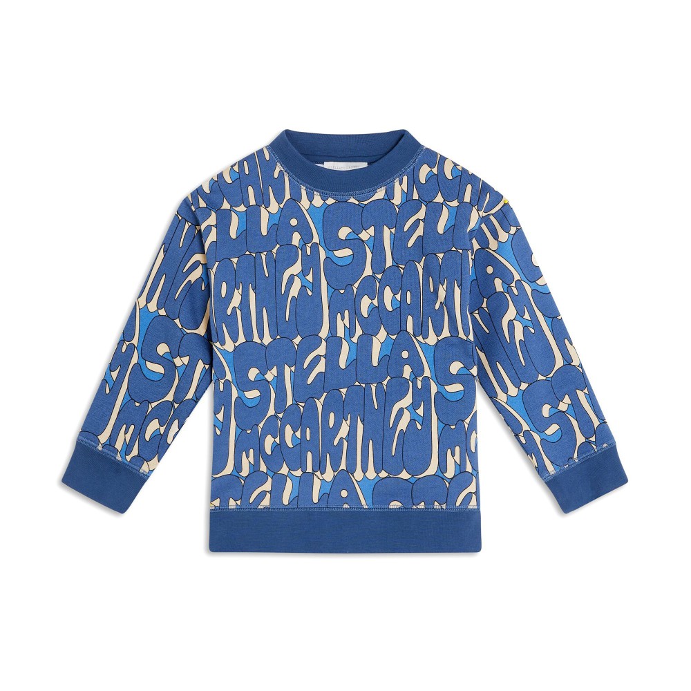 STELLA McCARTNEY Felpa blu...