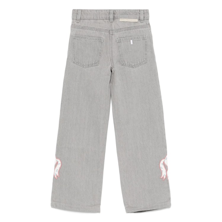 STELLA McCARTNEY Jeans con applicazione bambina