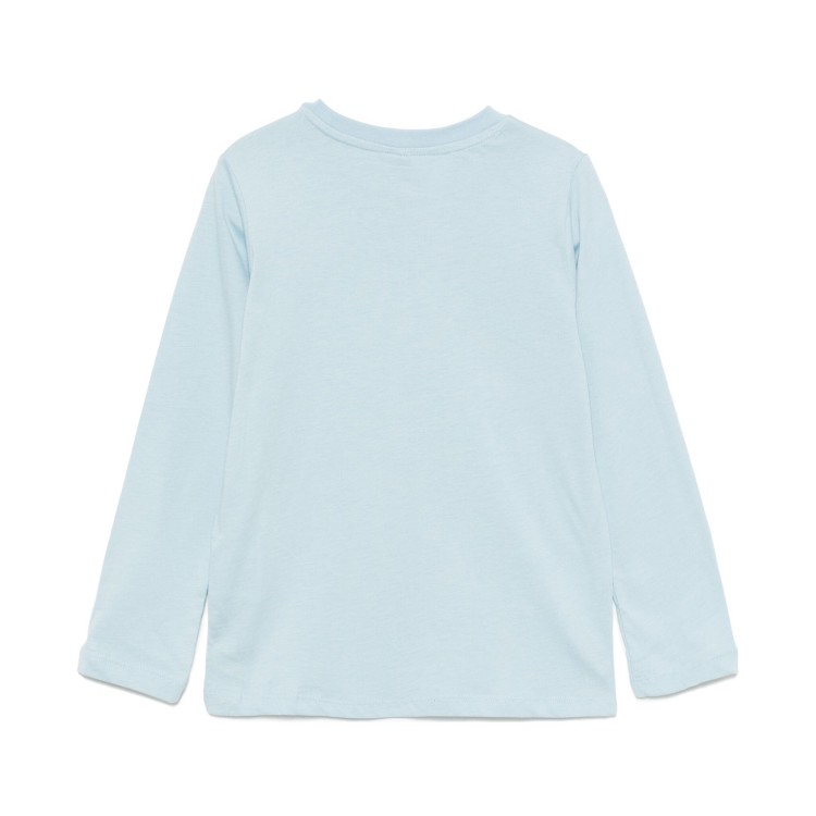 STELLA McCARTNEY T-shirt celeste con stampa