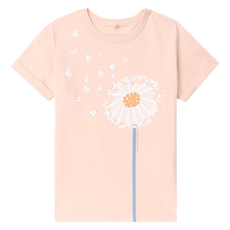 STELLA McCARTNEY T-shirt rosa a fiori