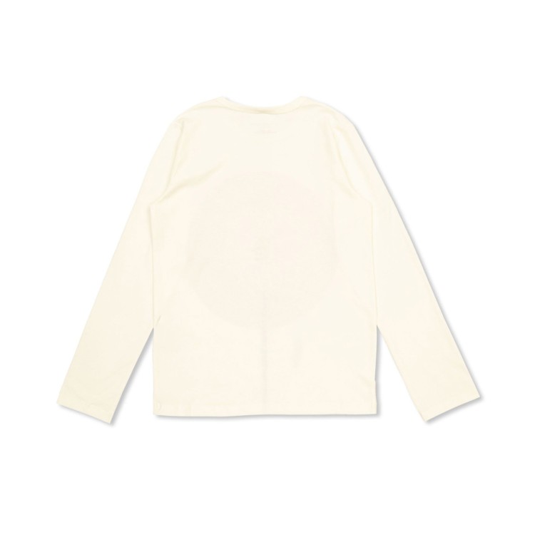 STELLA McCARTNEY T-shirt crema maniche lunghe stampa fiori