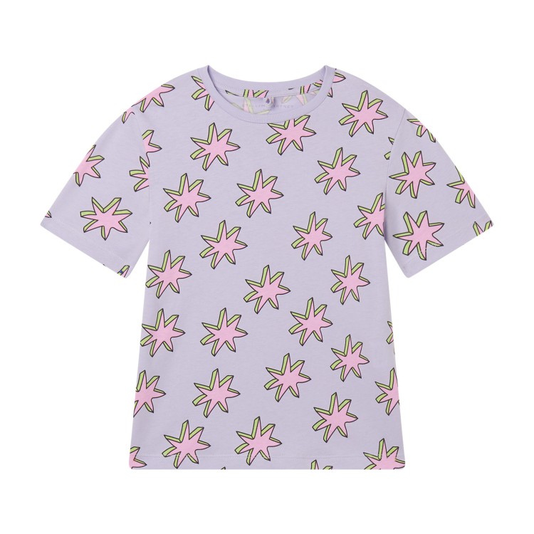 STELLA McCARTNEY T-shirt lilla stampa a fiori