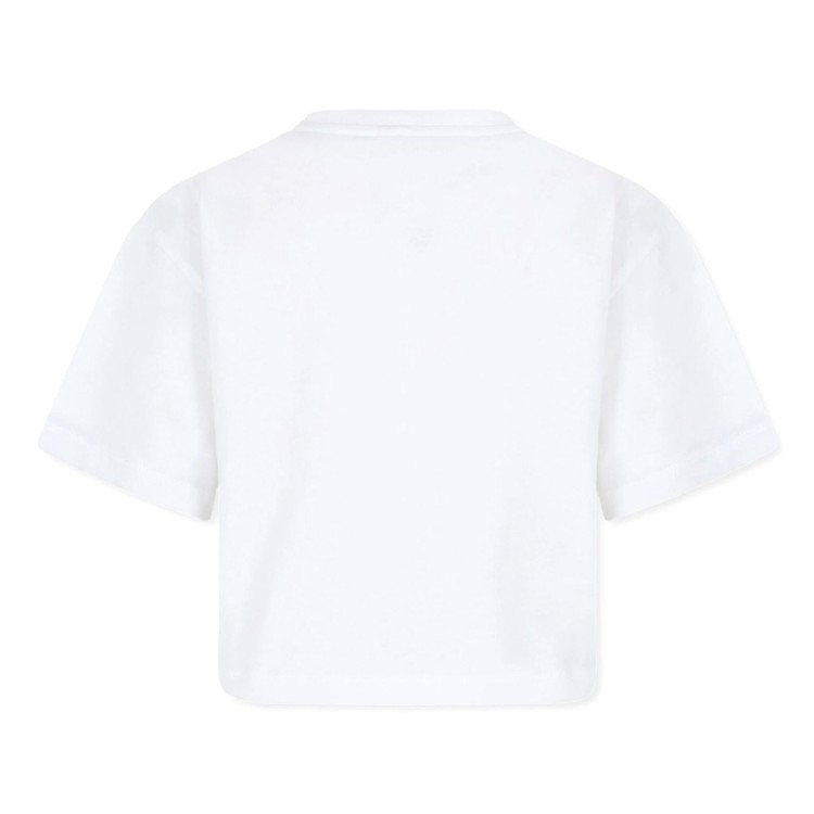 STELLA McCARTNEY T-shirt bianca stampa logo