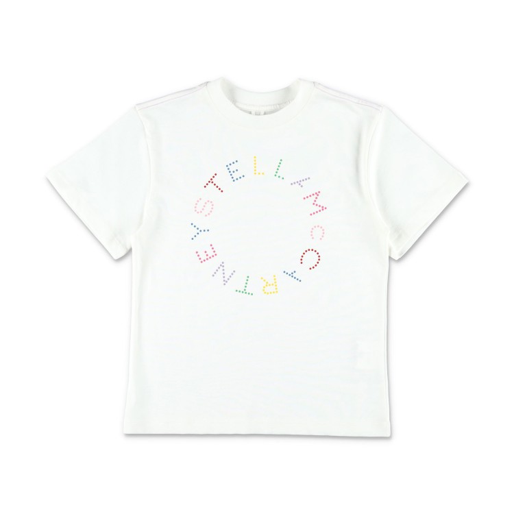 STELLA McCARTNEY T-shirt bianca con stampa