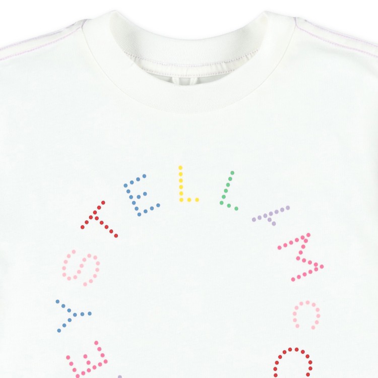 STELLA McCARTNEY T-shirt bianca con stampa