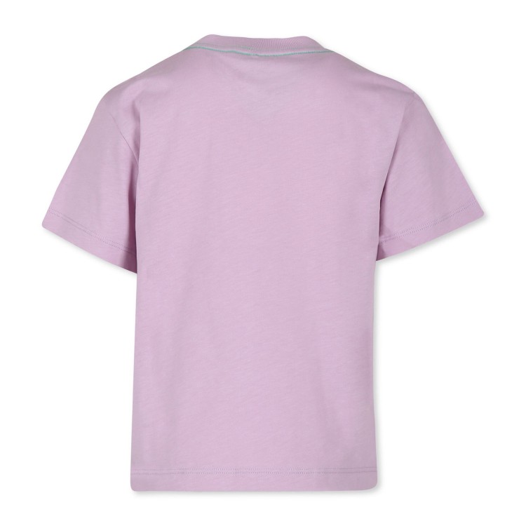 STELLA McCARTNEY T-shirt rosa con stampa