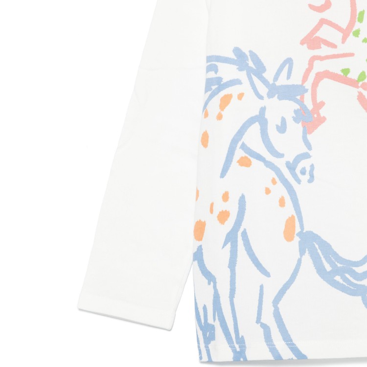 STELLA McCARTNEY T-shirt manica lunga con stampa