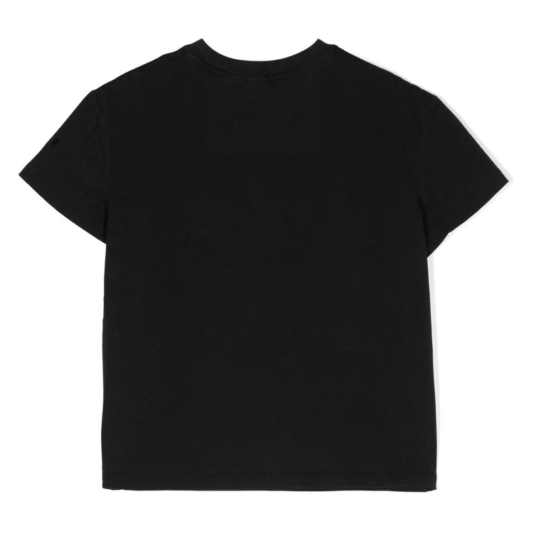 STELLA McCARTNEY T-shirt nera con stampa Space