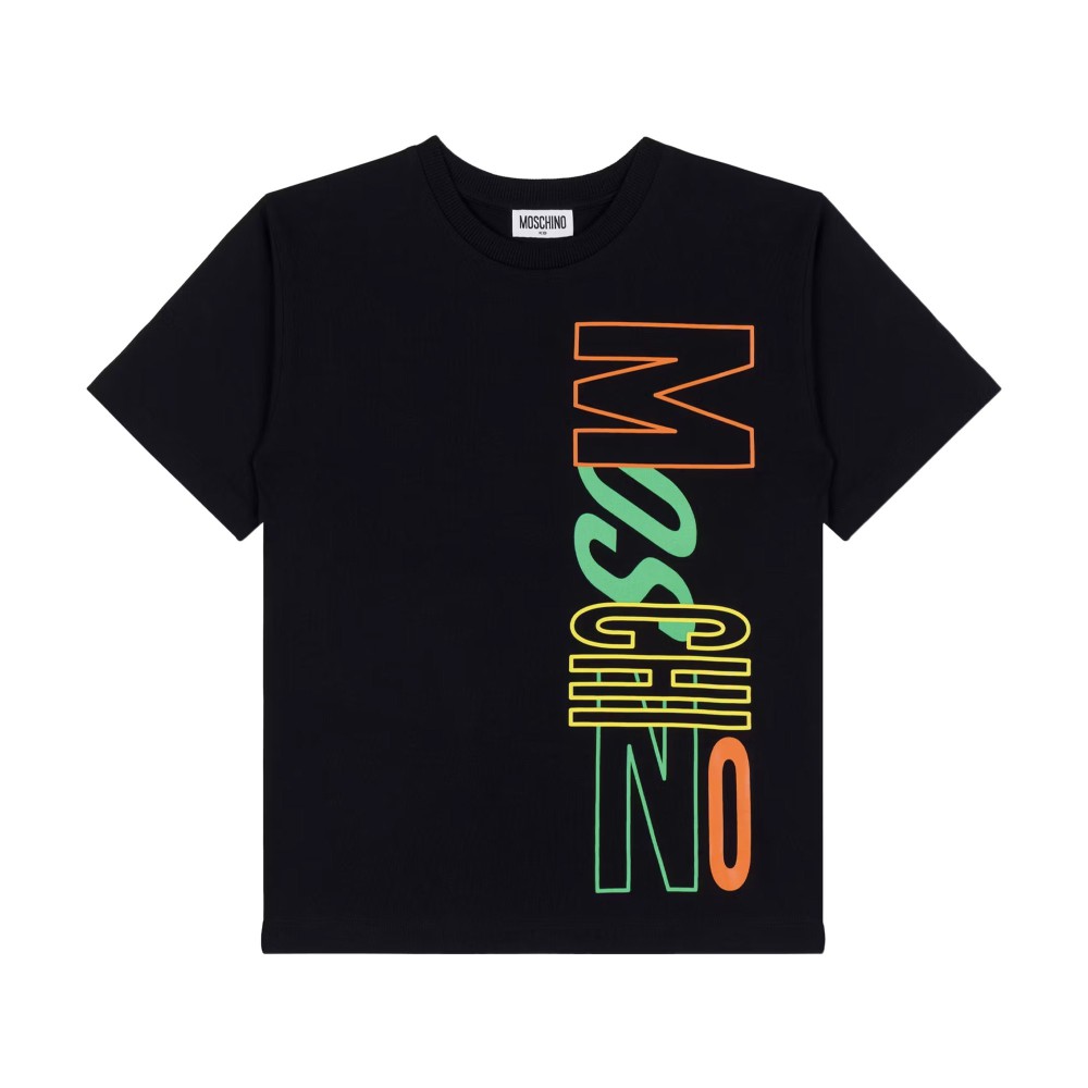 MOSCHINO T-shirt nera con...