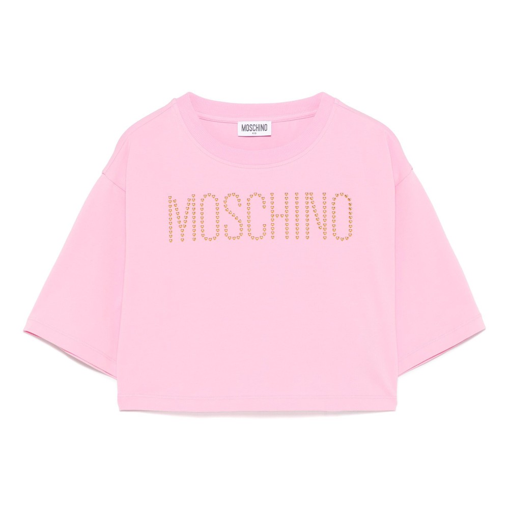 MOSCHINO T-shirt rosa con...