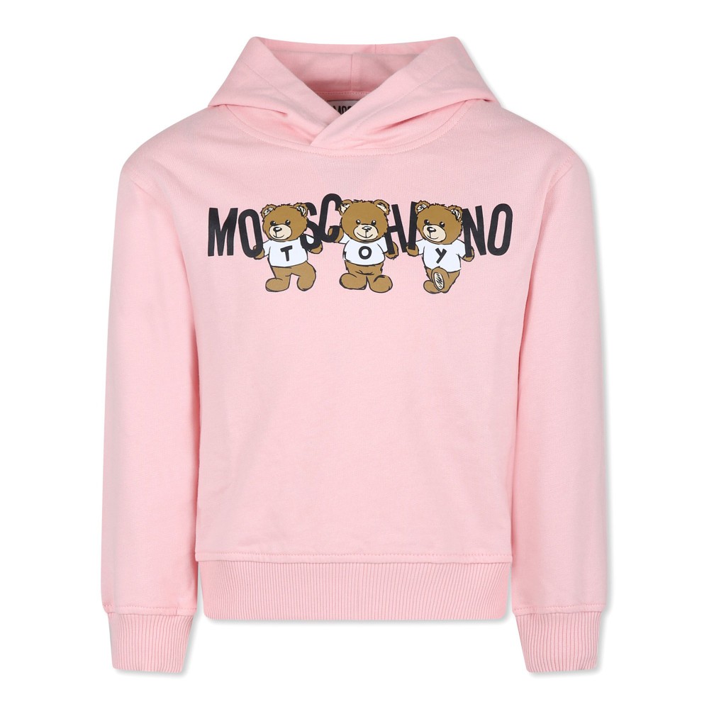 MOSCHINO Felpa rosa con...