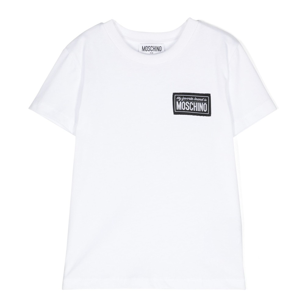 MOSCHINO T-shirt bianca con...