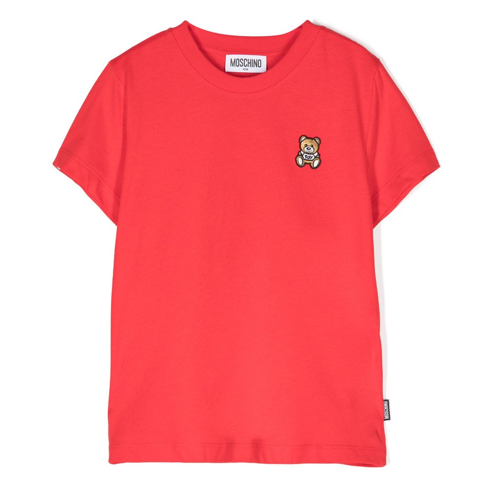 MOSCHINO T-shirt rossa con...