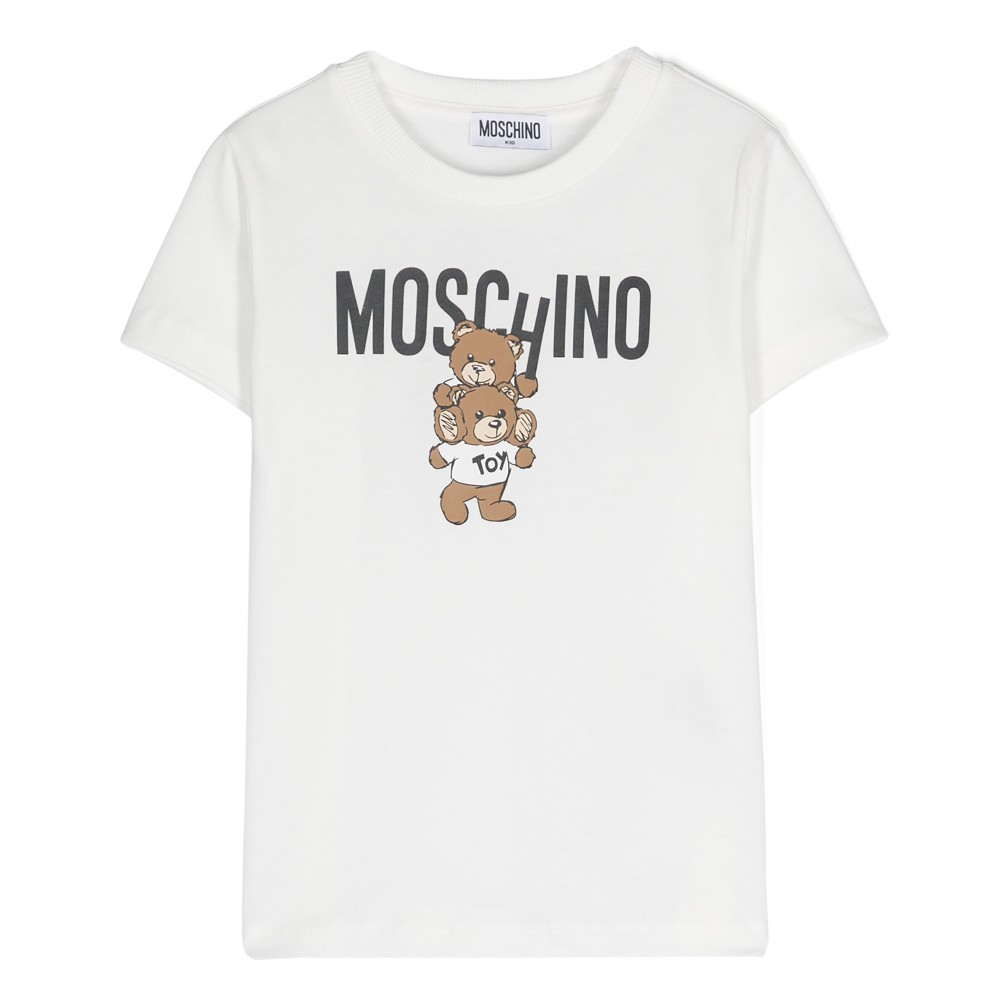 MOSCHINO T-shirt bianca con...