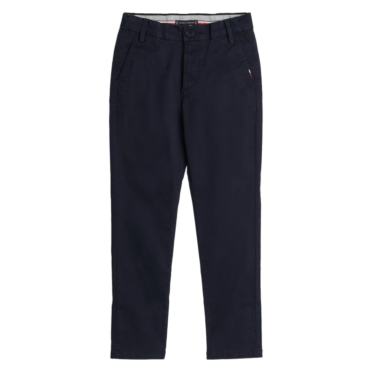 TOMMY HILFIGER Pantalone chino blu 1985 slim fit bambino