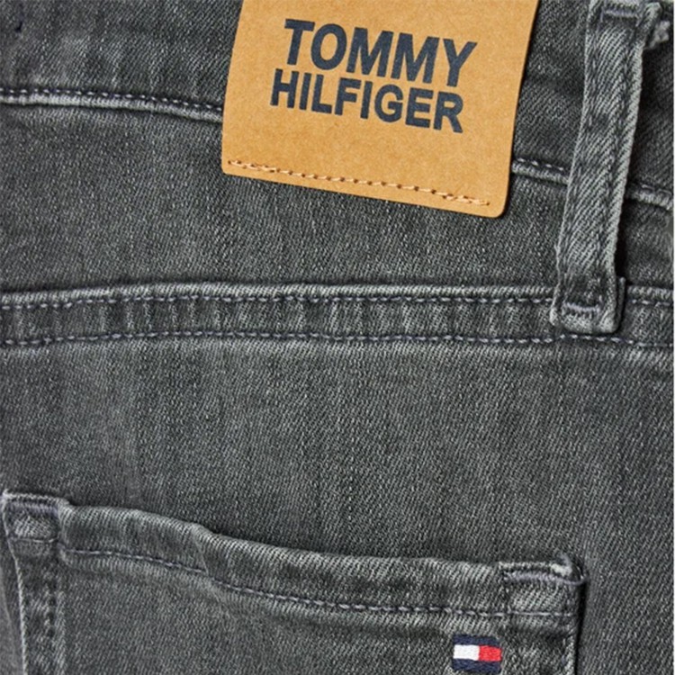 TOMMY HILFIGER Jeans grigio con scoloriture regular fit