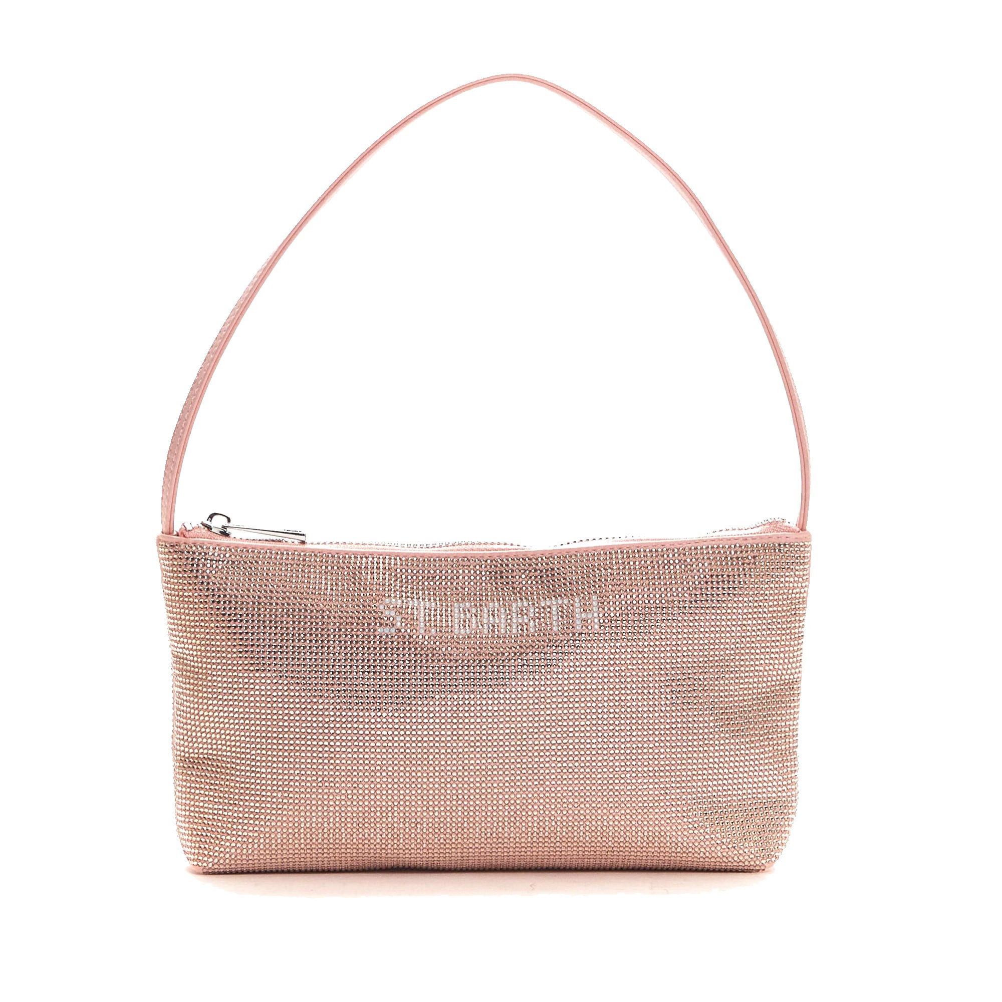 SAINT BARTH Borsa strass rose gold bambina