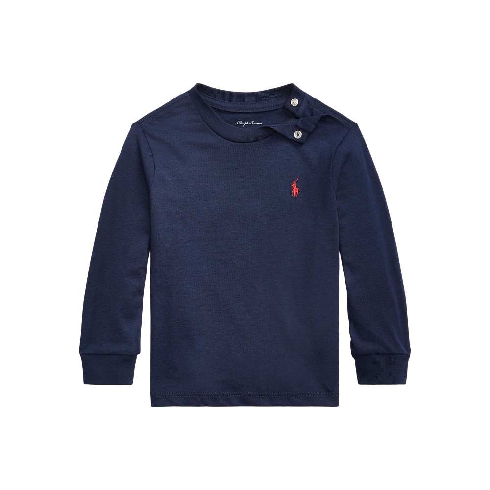 RALPH LAUREN T-shirt blu a...