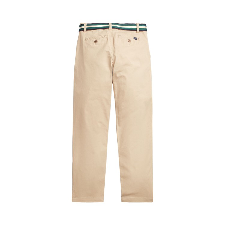 RALPH LAUREN Pantaloni khaki aderenti bambino