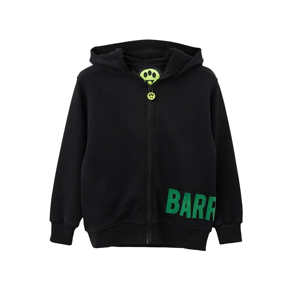 BARROW Felpa full zip nera...