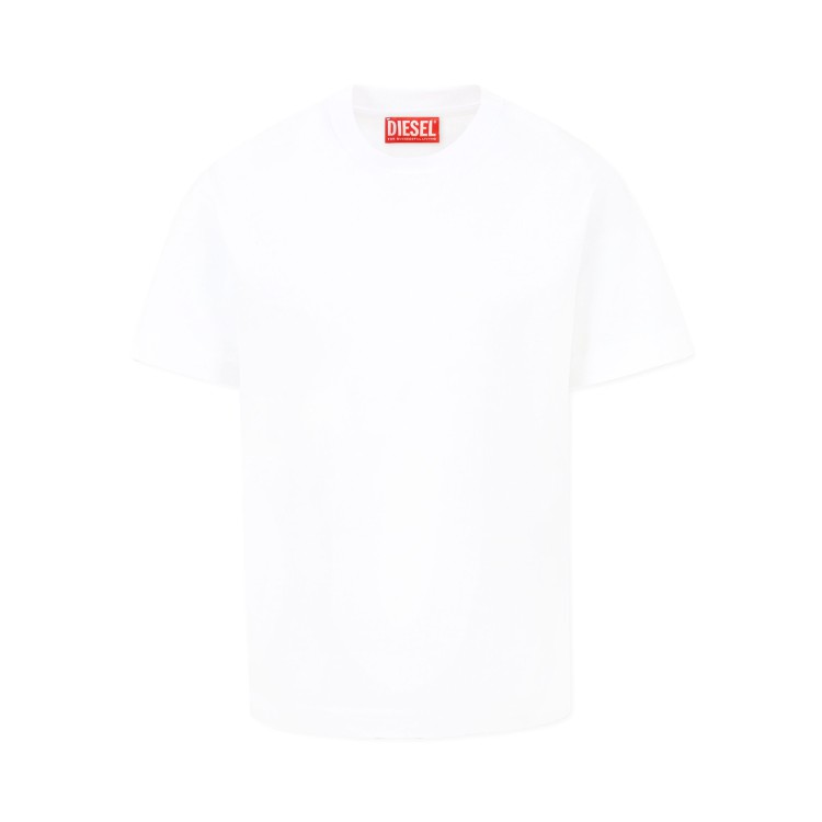 DIESEL T-shirt con ricamo Oval D bambini