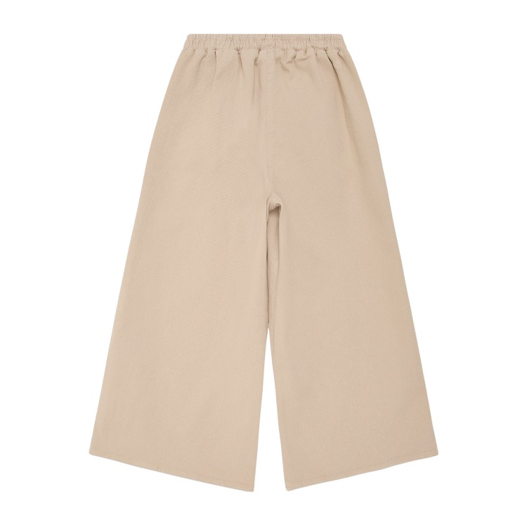 EMPORIO ARMANI Pantaloni beige con dettaglio bottoni bambina