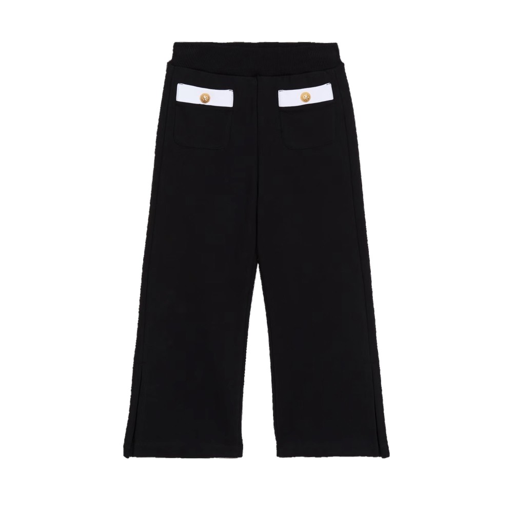 BALMAIN Pantaloni bicolore...