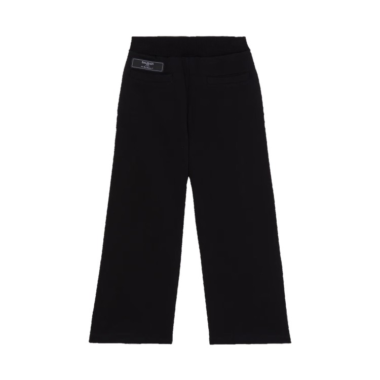 BALMAIN Pantaloni bicolore elasticizzati bambina