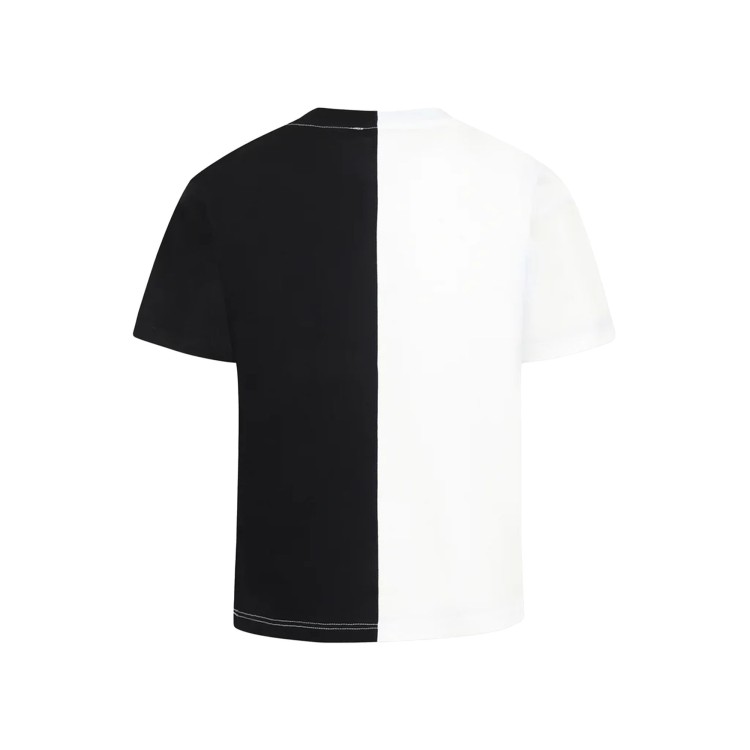 BALMAIN T-shirt bianca e nera bambino