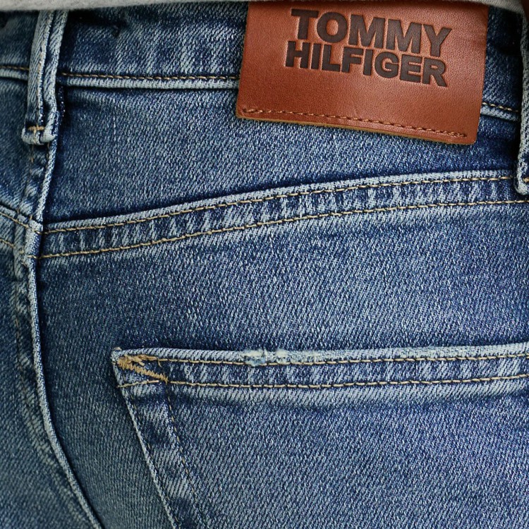 TOMMY HILFIGER Jeans denim lavaggio vintage bambino