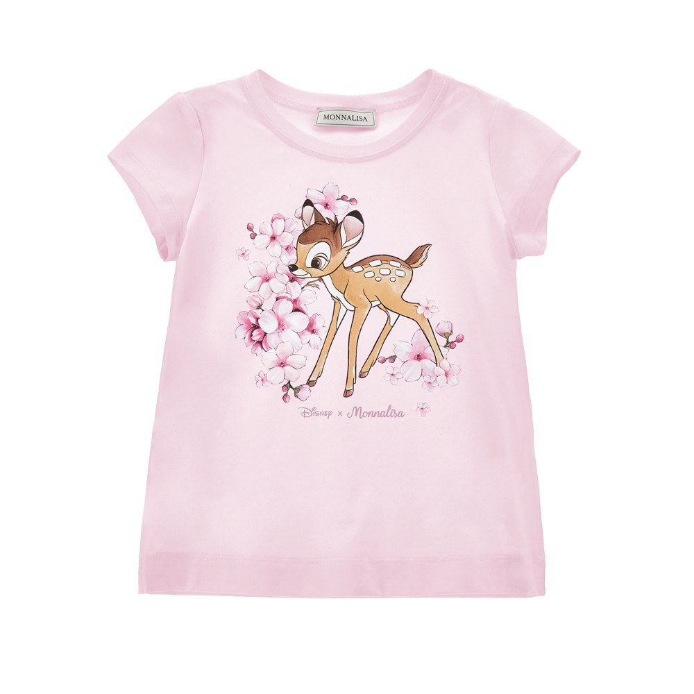 MONNALISA T-shirt rosa con...