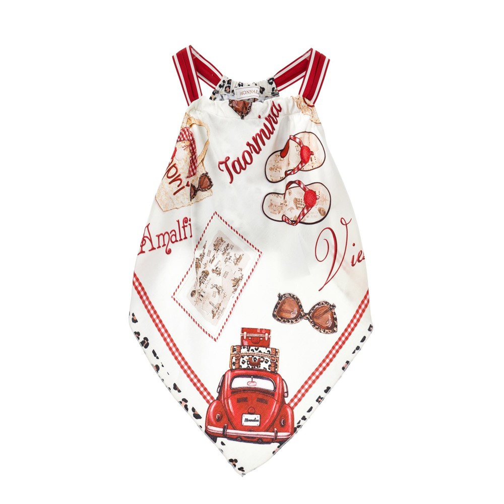 MONNALISA Foulard bianco...