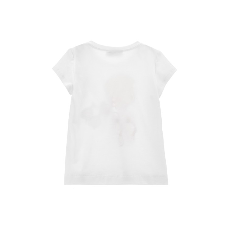 MONNALISA T-shirt bianca stampa Travel bambina