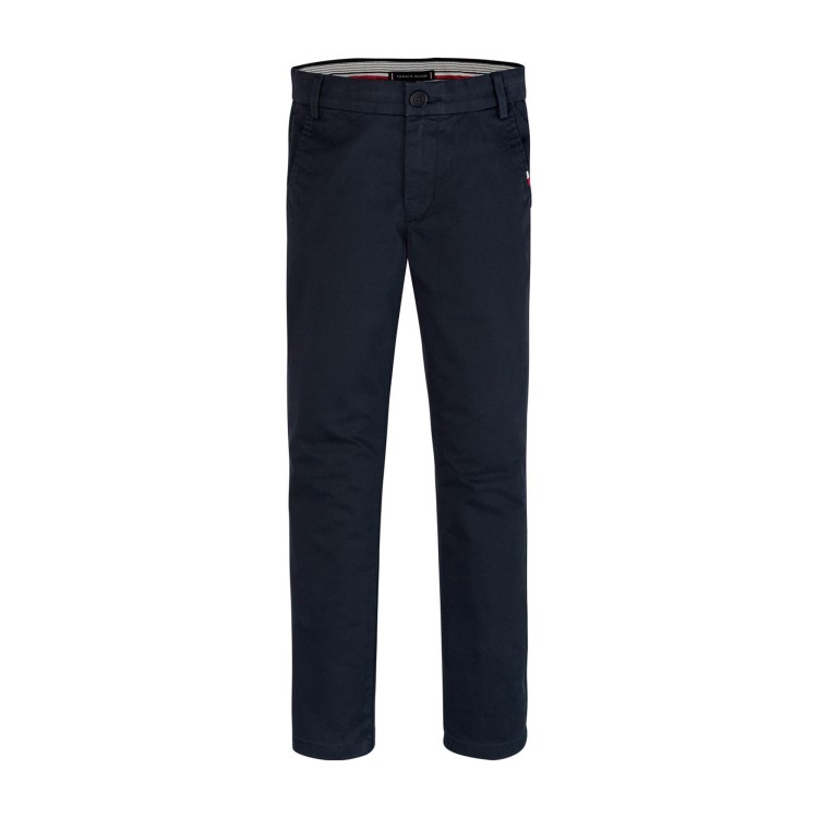 TOMMY HILFIGER Pantaloni blu navy chino bambino