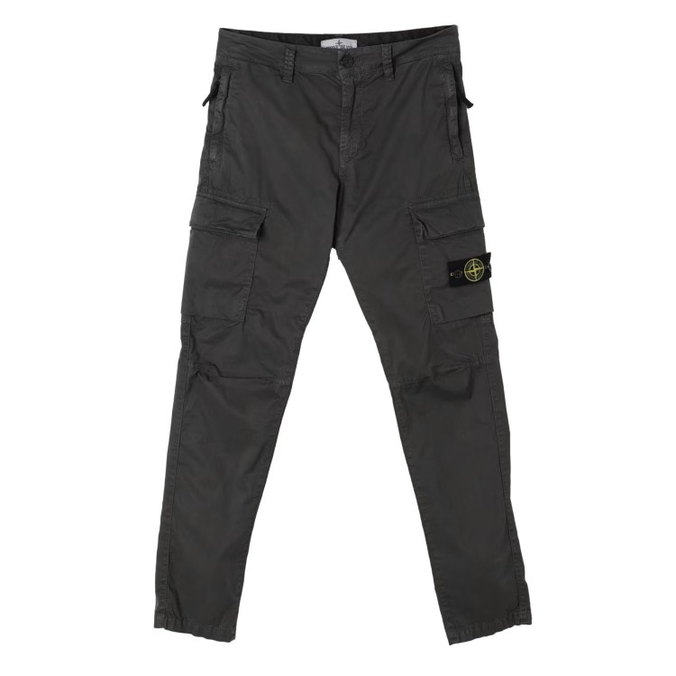 STONE ISLAND Pantaloni cargo antracite bambino